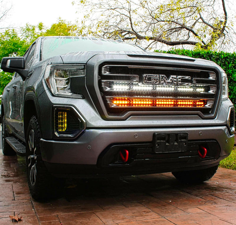 Load image into Gallery viewer, 2019+ GMC Sierra 1500 Dual 40s Light Bars SLIM