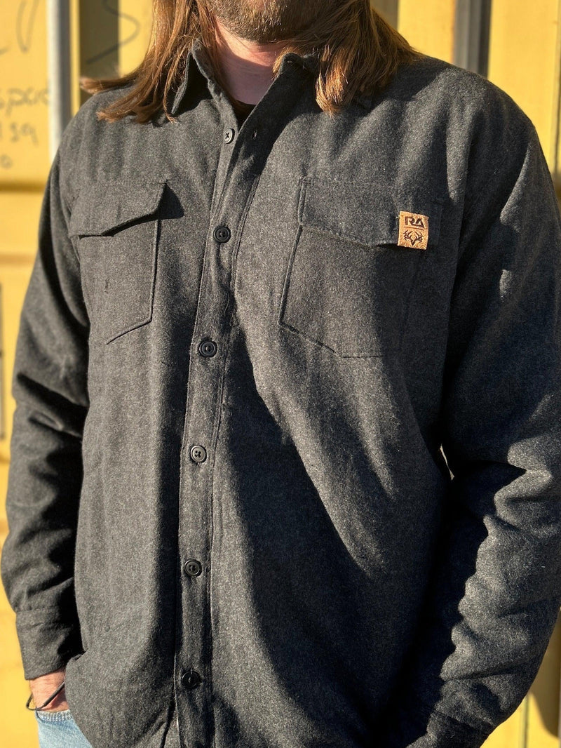Load image into Gallery viewer, Dutton Quilted Flannel Shirt Jacket