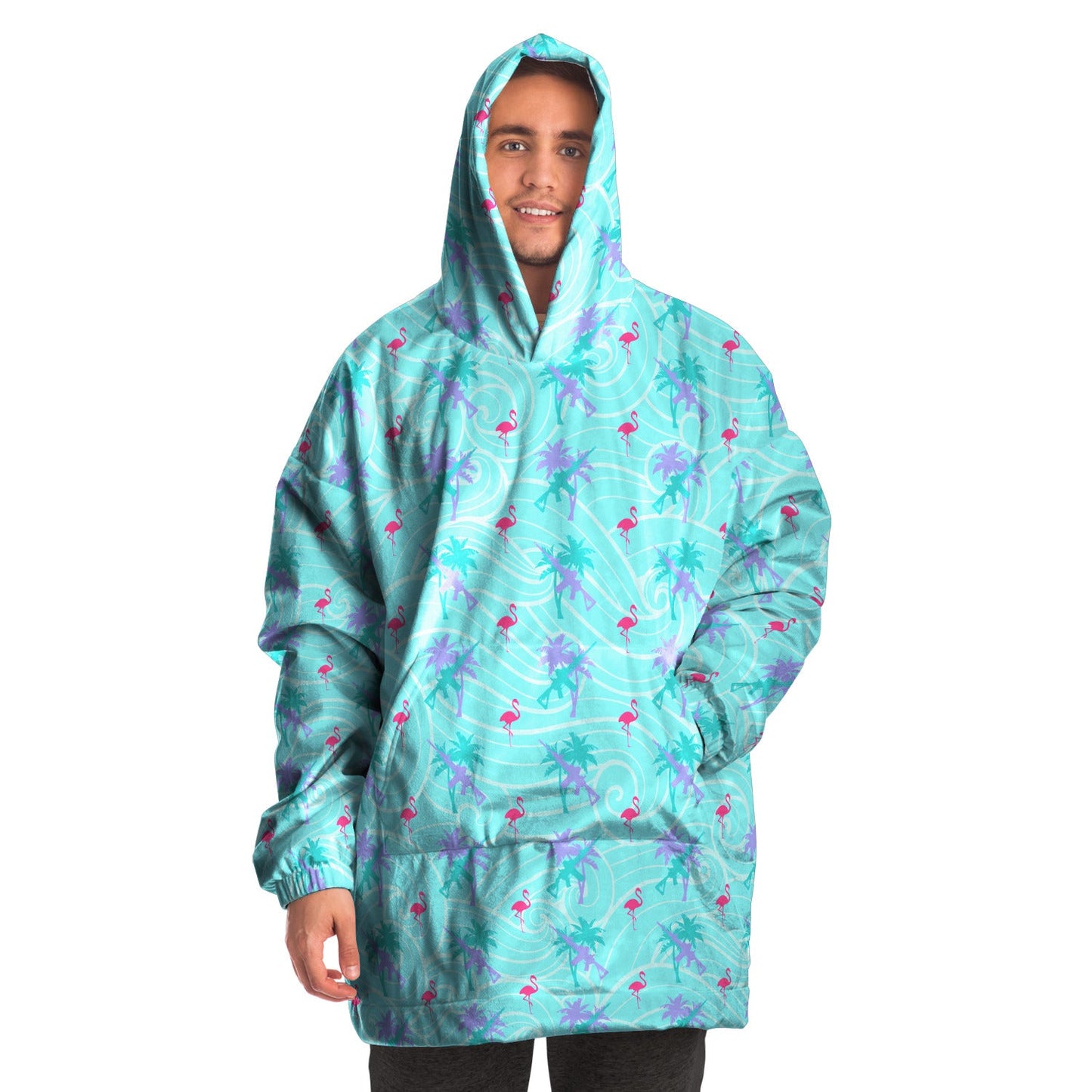 Rad Palm Tropical Tidal Wave Snug Hoodie