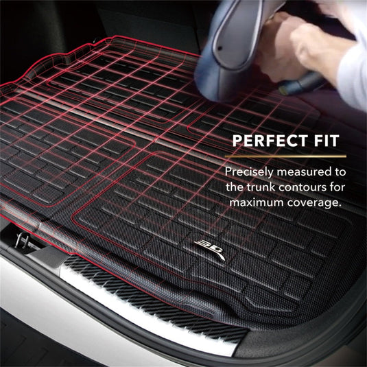 3D MAXpider 20-24 Chevrolet Corvette Coupe (C8) Kagu Black Rear Cargo M1CH1041309