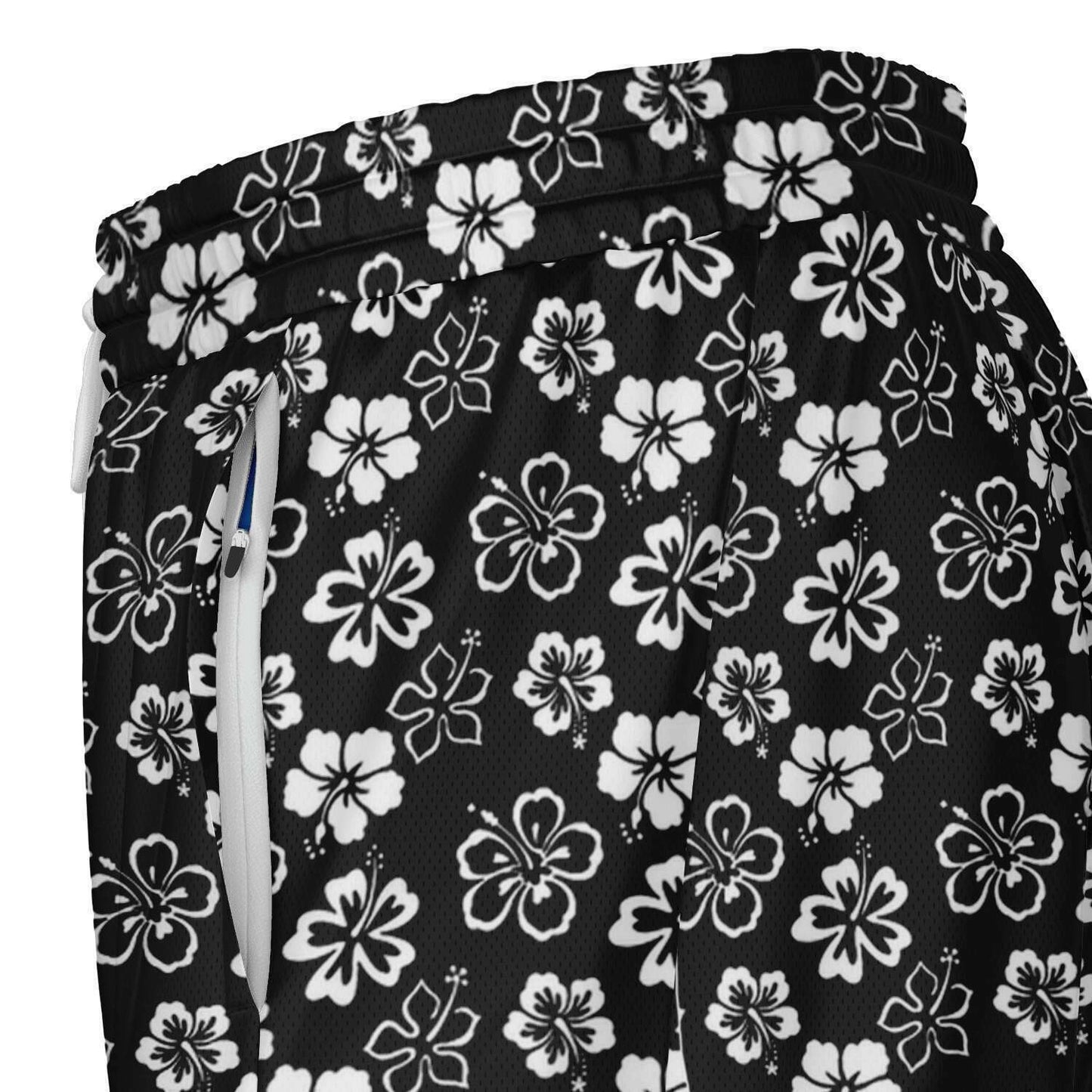 Rad Palm Black Aloha Men's 2-in-1 Shorts