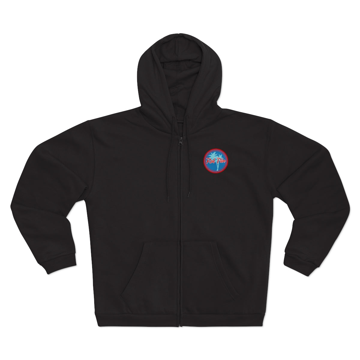 Rad Palm Ice Tiki Unisex Hooded Zip Sweatshirt