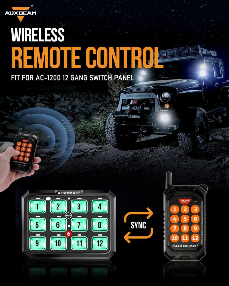 Load image into Gallery viewer, 12 Gang Wireless Remote Control for AC-1200 Switch Panel
