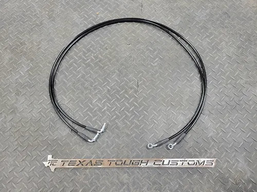 Load image into Gallery viewer, TTC Extended Front Stainless Steel Brake Lines for Honda Talon
