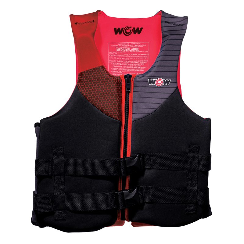 Load image into Gallery viewer, WOW Watersports Feel Good Dual Sized Evoprene PFD Personal Floatation Device for Adults