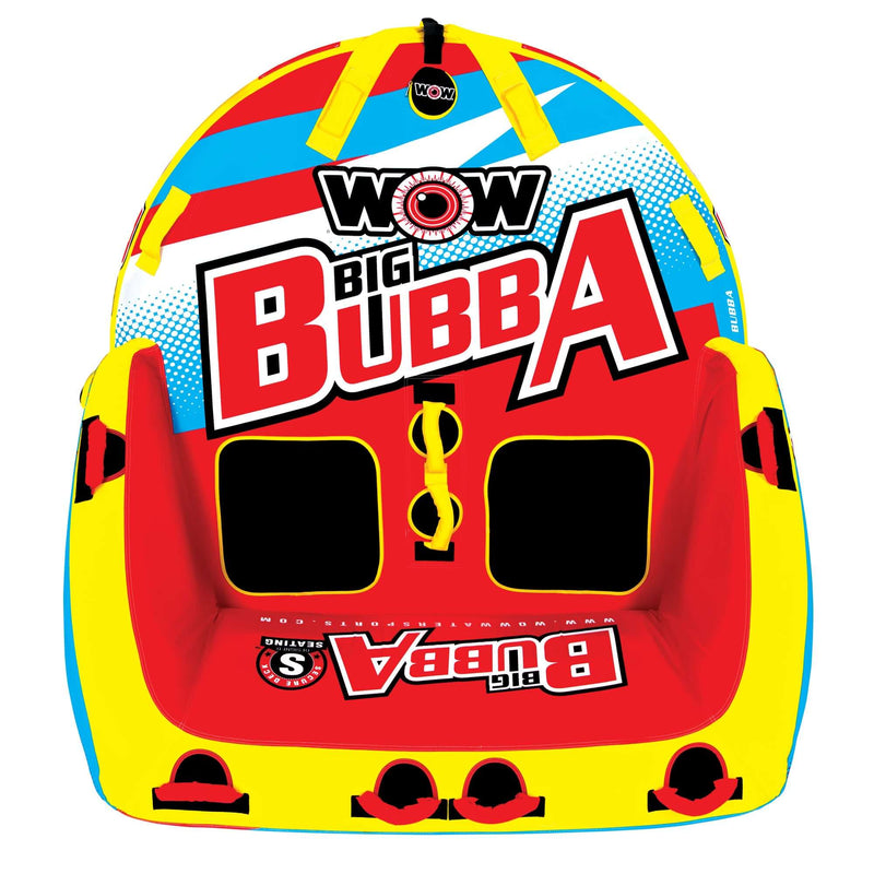 Load image into Gallery viewer, WOW Watersports Big Bubba Hi Vis 2 Person Towable Water Tube For Pool and Lake