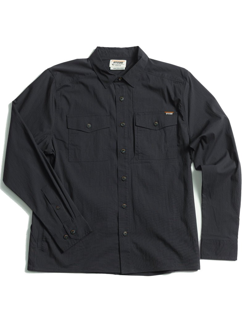 Load image into Gallery viewer, Echo Bravo LS Shirt - Vintage Black