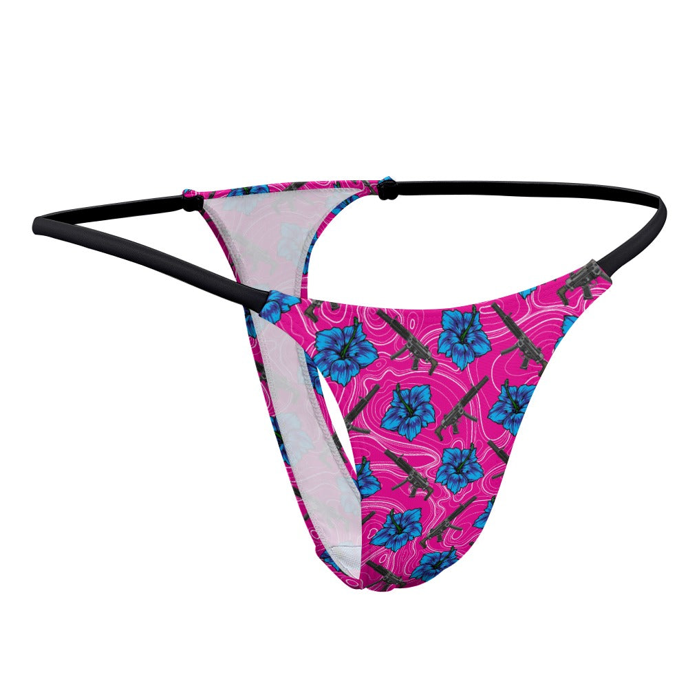 High Capacity Hibiscus Thong