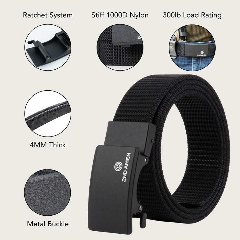 Load image into Gallery viewer, Hero 1.0 EDC Belt 1.5" Width Ballistic Nylon for Everyday Carry