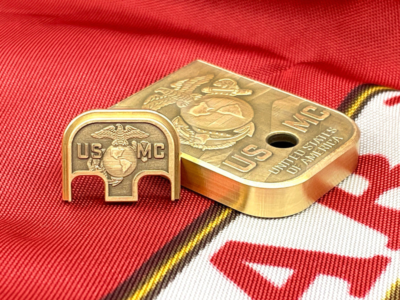 Load image into Gallery viewer, USMC EGA 3D Slide Back Plate