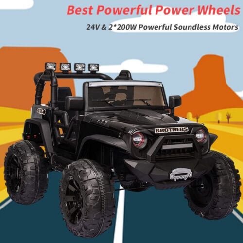 Electric 2-Seater Kids Truck with Remote Control - 24V, 400W - Brand New!