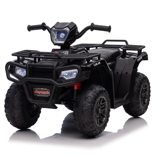 Electric 4-Wheeler ATV Quad for Kids with LED Lights, USB/MP3 Music