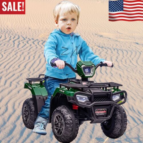Electric Quad ATV Car for Kids 3-9 Years - 12V Battery Powered with 4-Wheels