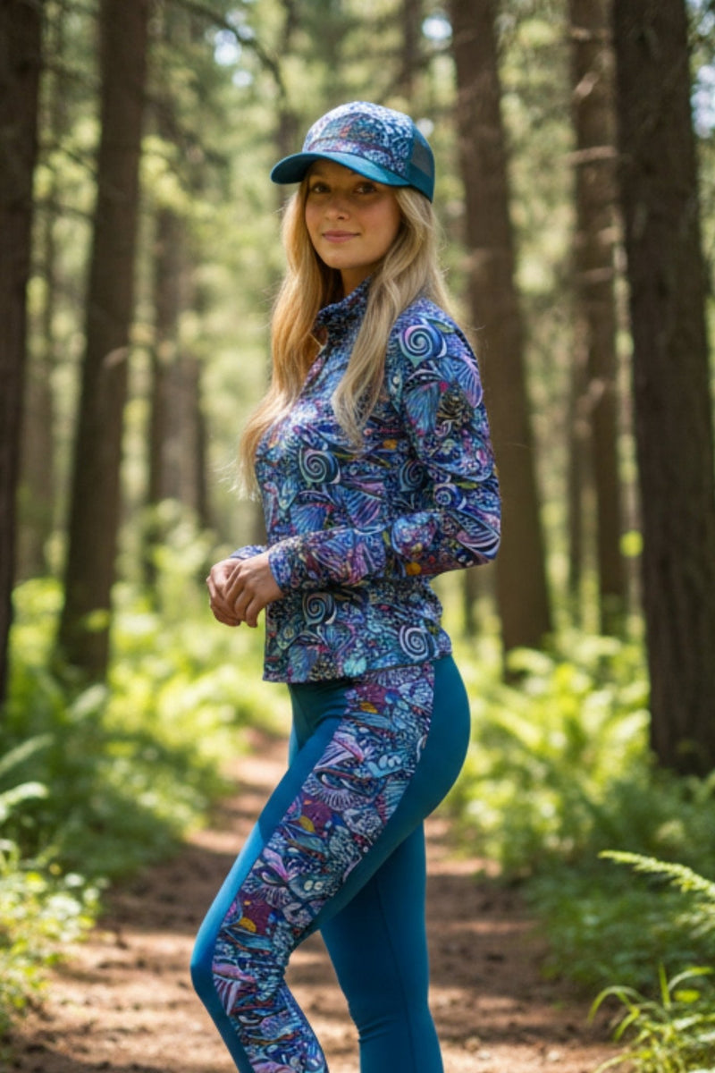 Load image into Gallery viewer, Enchanted Grayling Abstract Trucker Hat