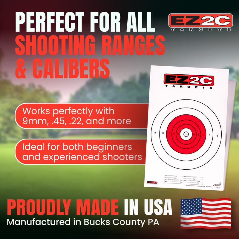 Load image into Gallery viewer, 200 EZ2C Targets Most Popular 5 Styles Paper Targets Bundle 11"x17" USA MADE