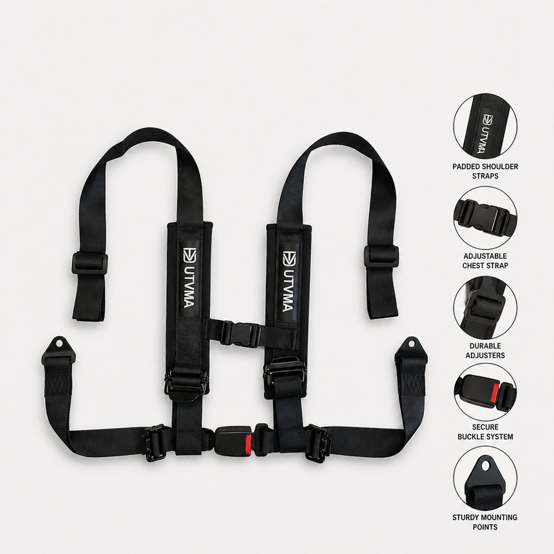 Load image into Gallery viewer, RZR 900/1000 Trail Front Bench Seat with Harnesses (2015+)