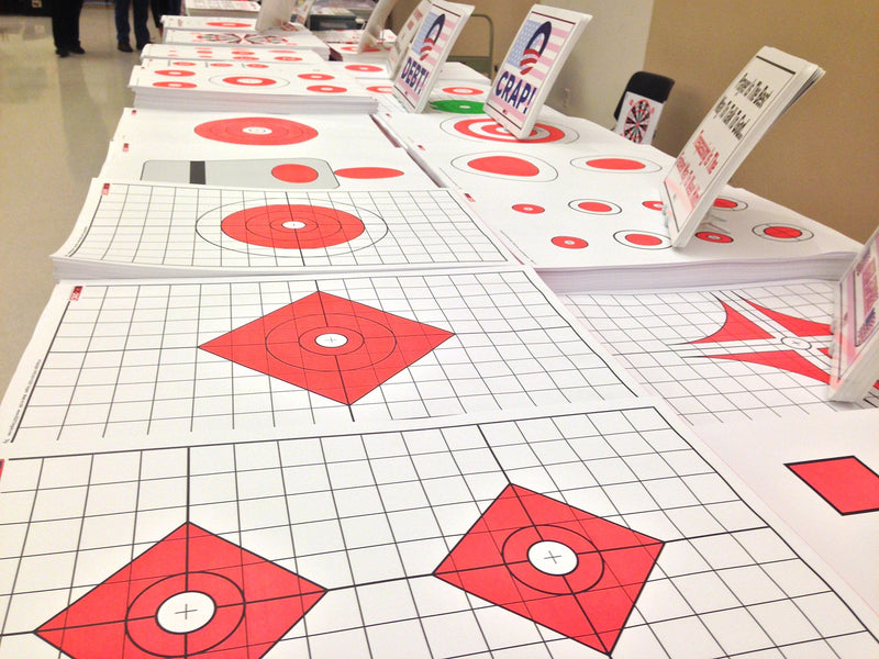 Load image into Gallery viewer, EZ2C Targets #13: Shooting Range Paper Target w 1" Grids 11"x17” USA MADE