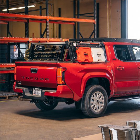 Cali Raised Overland Bed Rack For 2024+ Toyota Tacoma - Short Bed Tall Height Rack