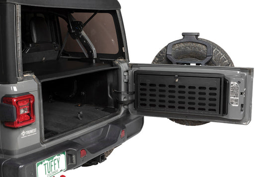 Tuffy Jeep Wrangler Molle Tailgate Lockbox W/ Combo Lock