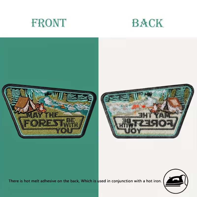 Load image into Gallery viewer, May The Forest Be With You Patch - Iron On