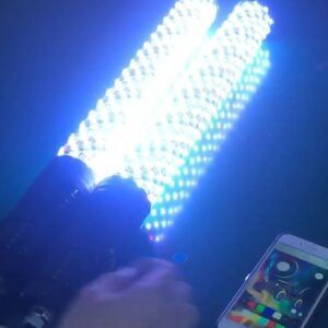 Load image into Gallery viewer, D2D Fat Boy LED Whips – Bluetooth & Remote Control