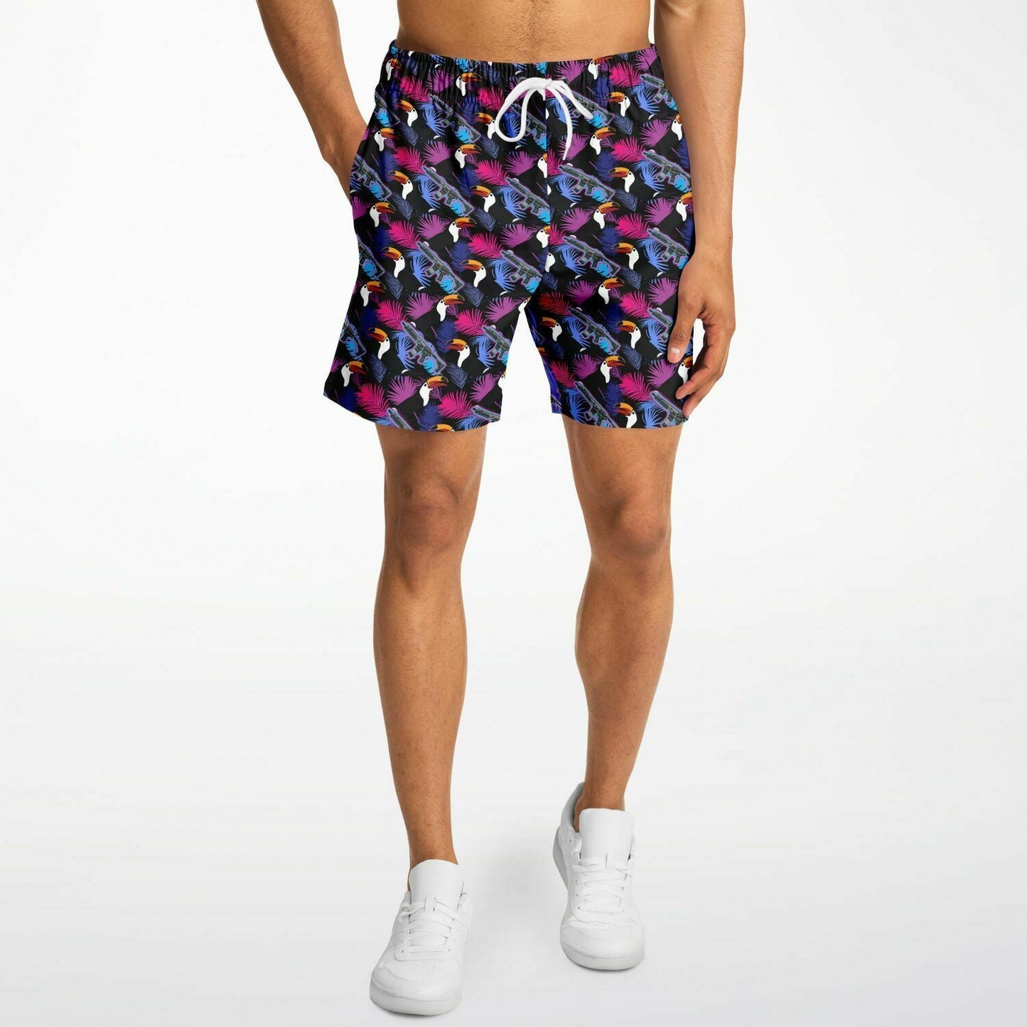 Rad Palm Toucan Attack Fashion Shorts