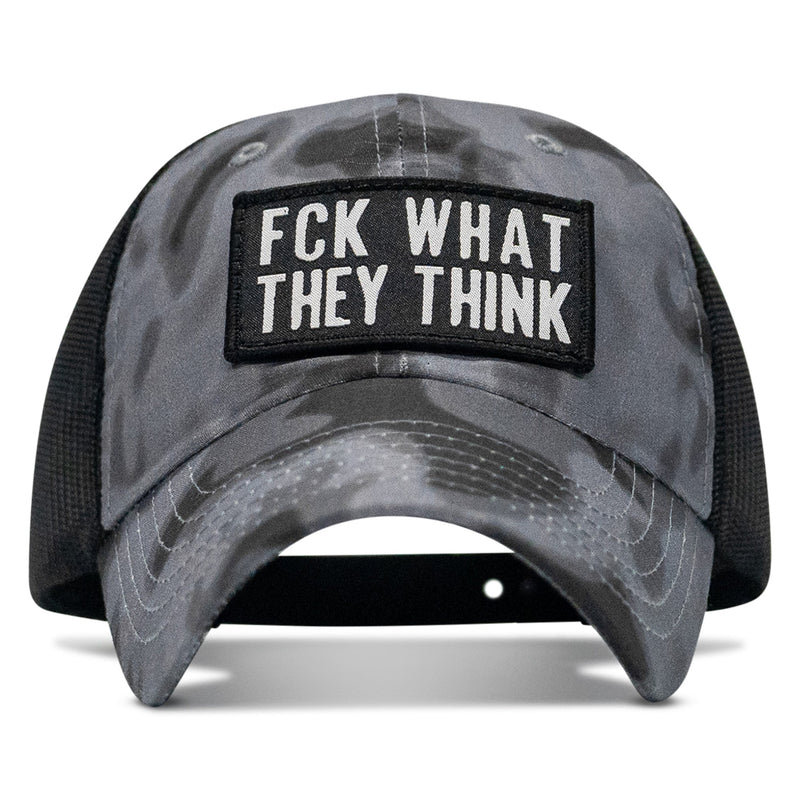 Load image into Gallery viewer, Fck What They Think Patch Tactical Ripstop Mesh Snapback Hat