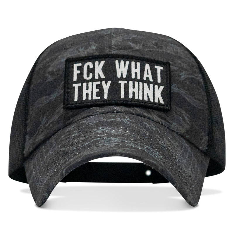 Load image into Gallery viewer, Fck What They Think Patch Tactical Ripstop Mesh Snapback Hat