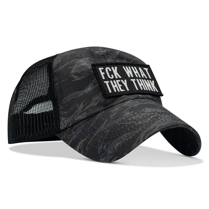 Load image into Gallery viewer, Fck What They Think Patch Tactical Ripstop Mesh Snapback Hat
