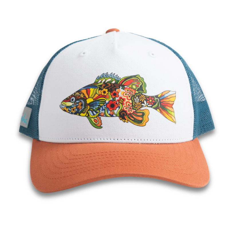 Load image into Gallery viewer, Boho Bass Trucker Hat