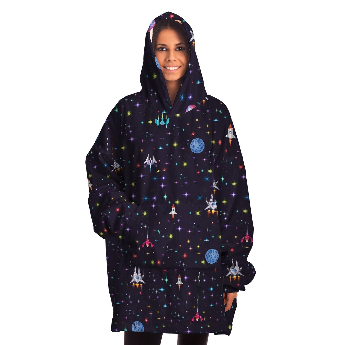 Rad Palm Invaders Snug Hoodie