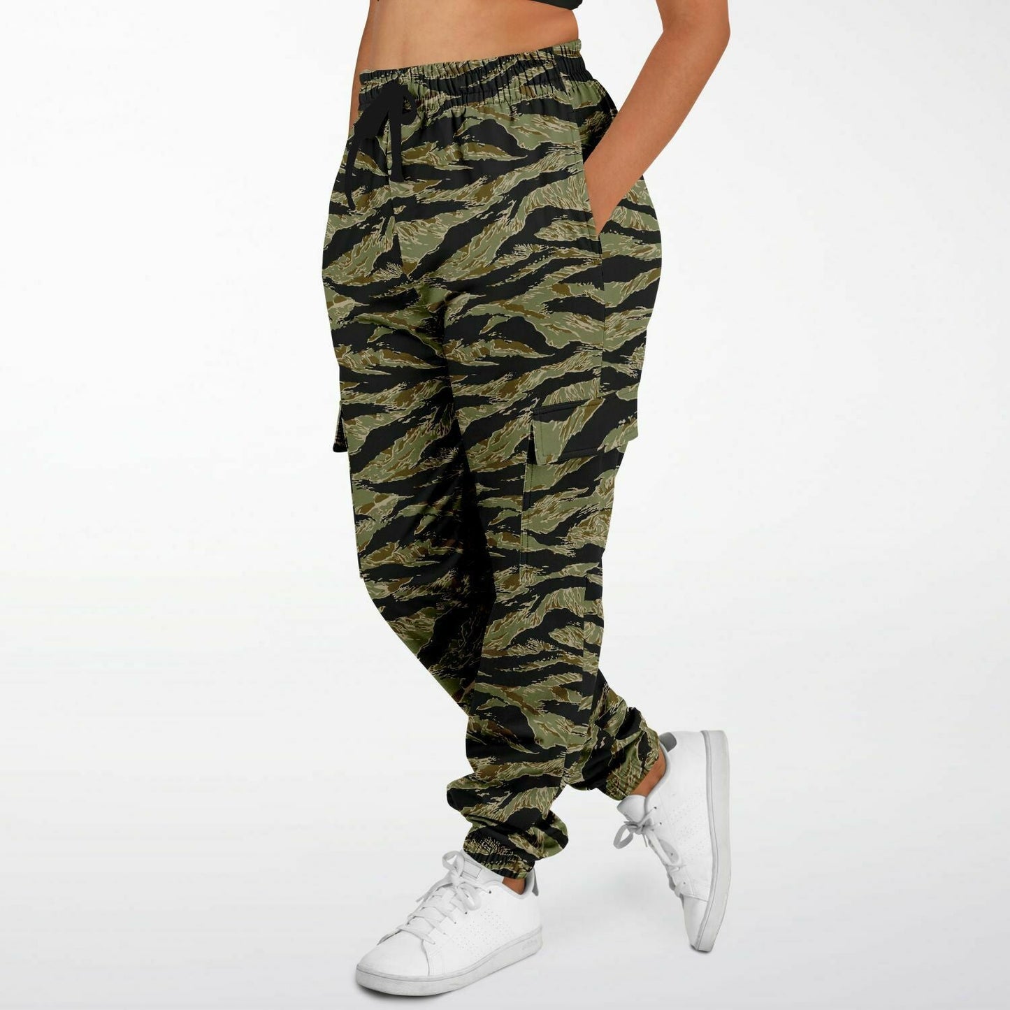 Rad Palm Tiger Stripe Cargo Joggers