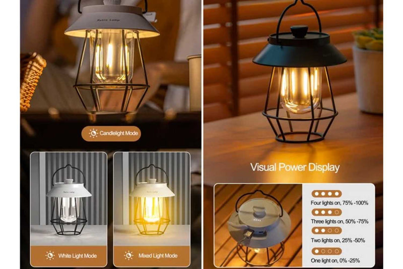 Load image into Gallery viewer, Retro Camping Lantern