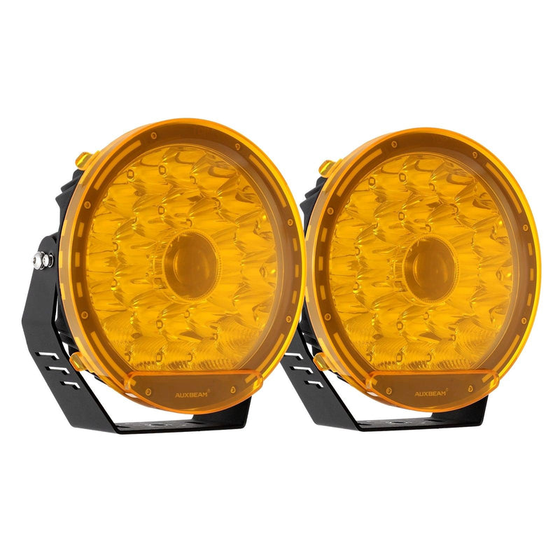 Load image into Gallery viewer, (2pcs/set) 9 Inch Round LED Driving Light Amber Cover Light Shield Cover