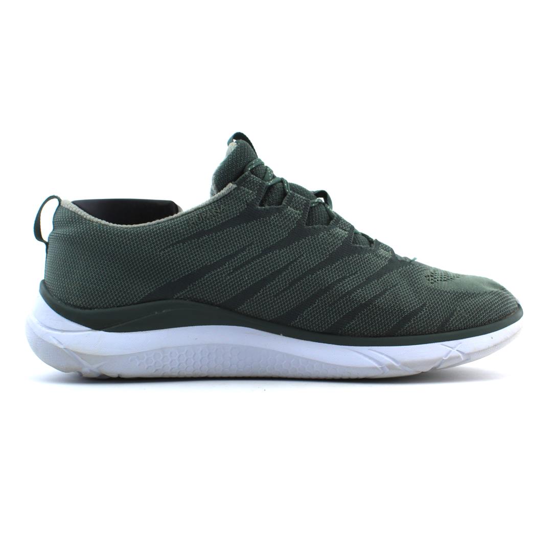 Men's Hoka Hupana Knit Jacquard, Silver Pine/Dark Forest, 12.5 D Medium - Skoutley Outdoors LLC
