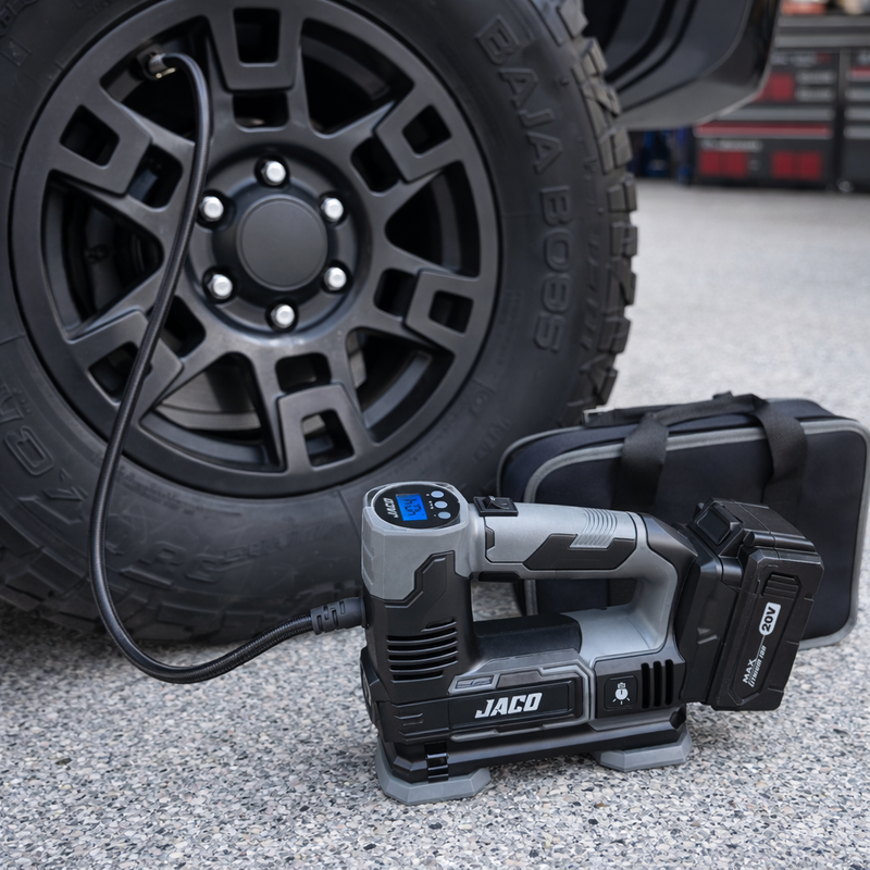 Load image into Gallery viewer, 20V Cordless Tire Inflator Portable Air Compressor | 3.0Ah Lithium-Ion Battery Powered Air Pump