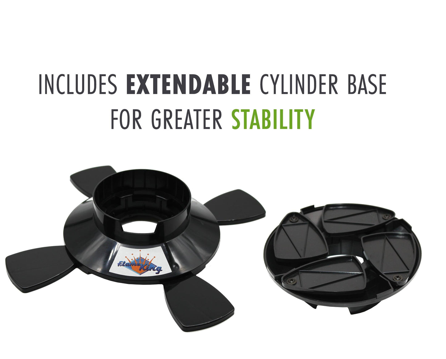 Flame King Base for 1lb Propane Cylinder - Skoutley Outdoors LLC