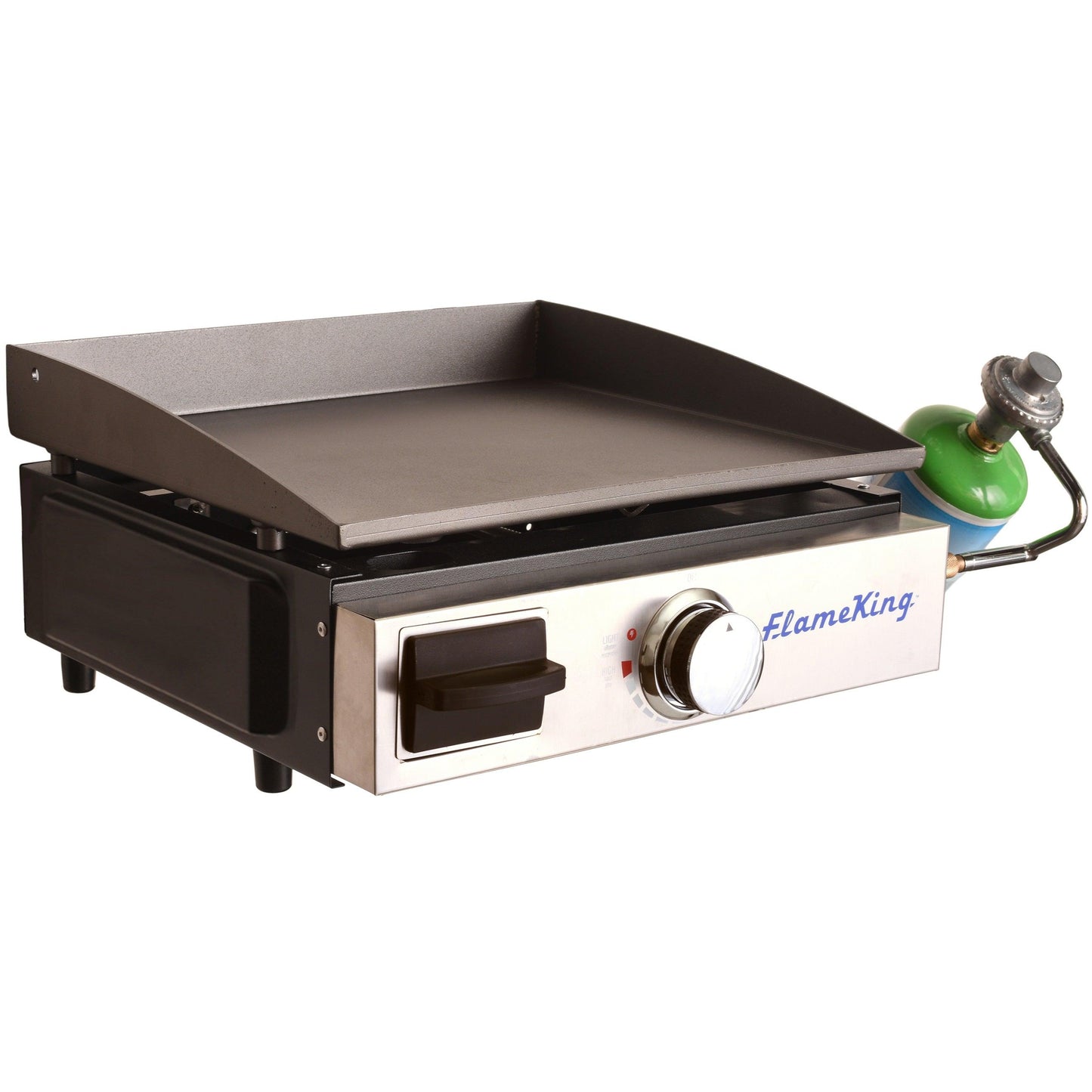 Flame King Flat Top Portable Propane Cast Iron Grill Griddle - Skoutley Outdoors LLC