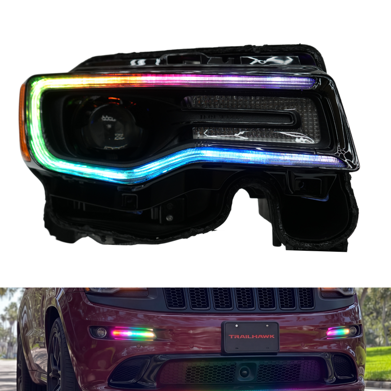 Load image into Gallery viewer, Jeep Grand Cherokee Multicolor DRL Boards (2014-2021)