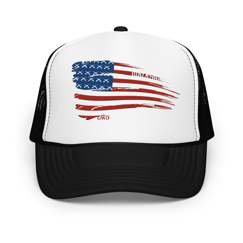 Load image into Gallery viewer, Flag Trucker Hat