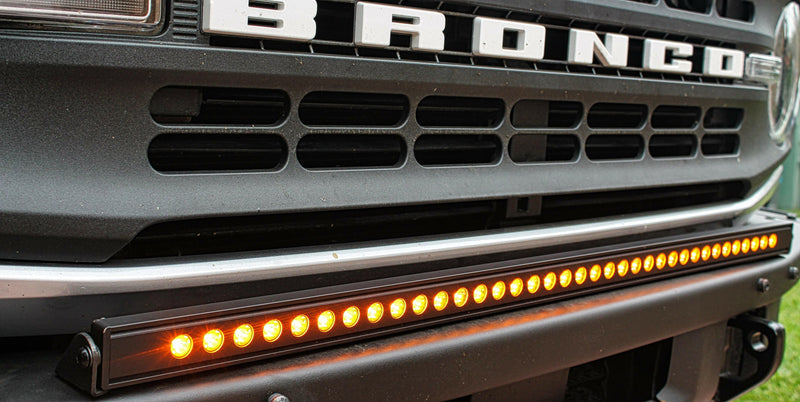 Load image into Gallery viewer, 2021+ Ford Bronco Modular Bumper 40in Light Bar - Slim