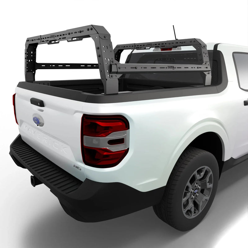 Load image into Gallery viewer, Ford Maverick 4CX Series Shiprock Height Adjustable Bed Rack 17" to 20"