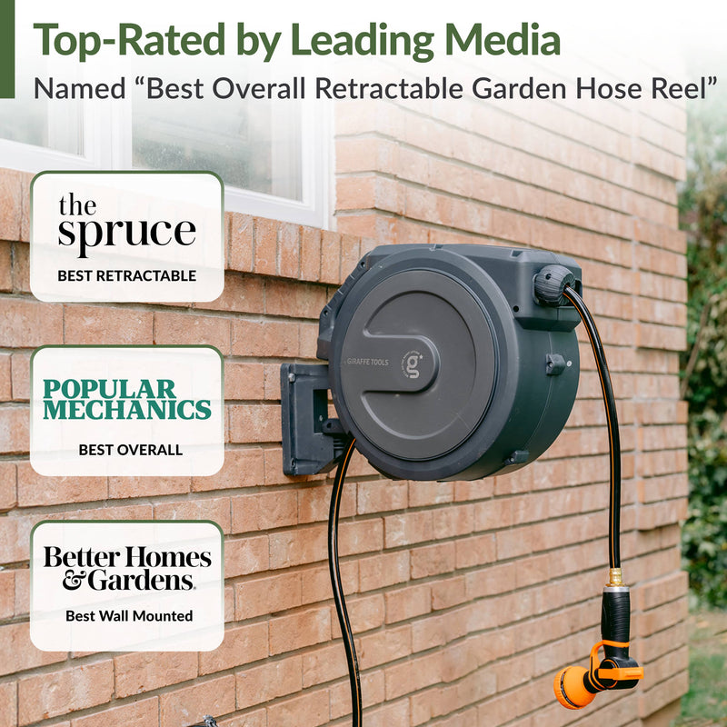 Load image into Gallery viewer, Retractable Garden Hose Reel-1/2in-100ft