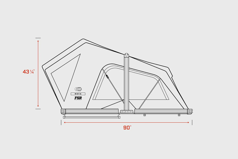 Load image into Gallery viewer, Free Spirit Recreation Nova King - Rooftop Tent