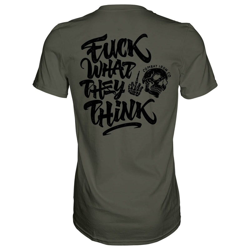 Load image into Gallery viewer, Fuck What They Think Skull Men's T-Shirt