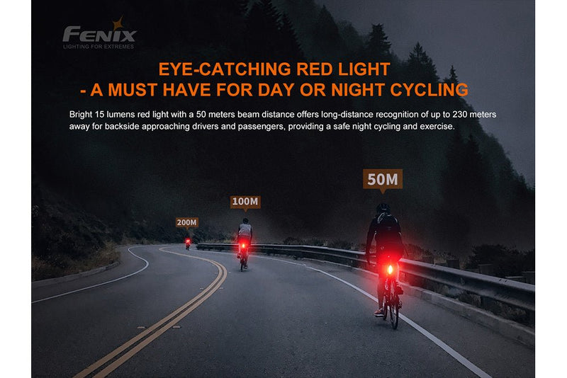 Load image into Gallery viewer, Fenix BC05R V2.0 Rechargeable Bicycle Tail Light