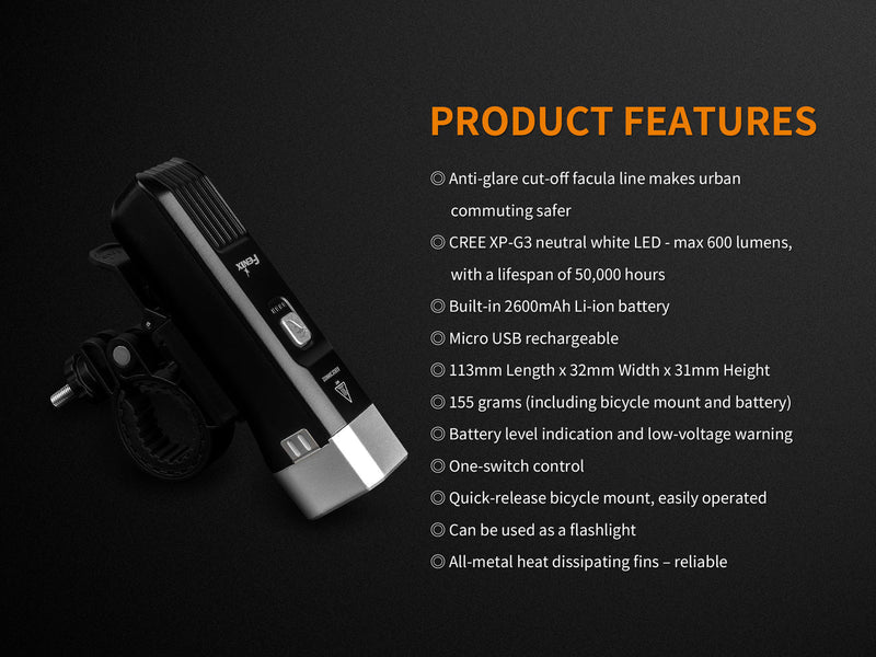 Load image into Gallery viewer, Fenix BC25R LED Bike Light