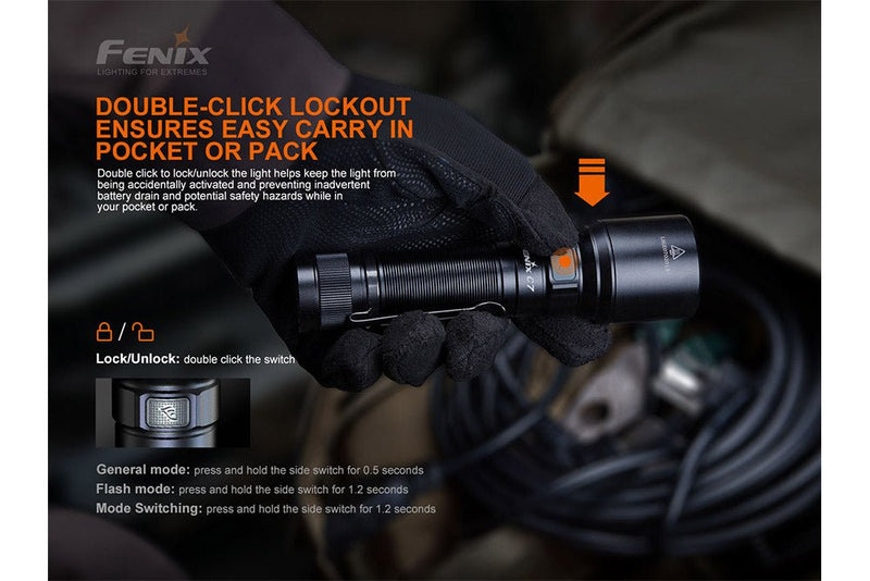 Load image into Gallery viewer, Fenix C7 High-performance Rechargeable LED Flashlight - 3000 Lumens
