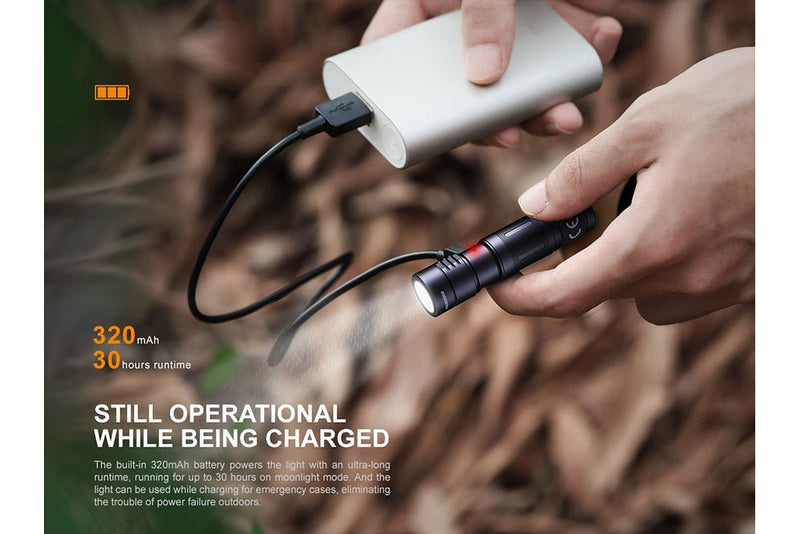 Load image into Gallery viewer, Fenix E05R Mini Keychain LED Flashlight - 400 Lumens