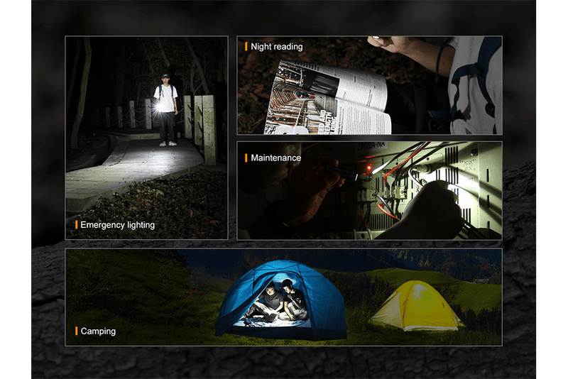 Load image into Gallery viewer, Fenix E09R Rechargeable High-Output Flashlight - 600 Lumens